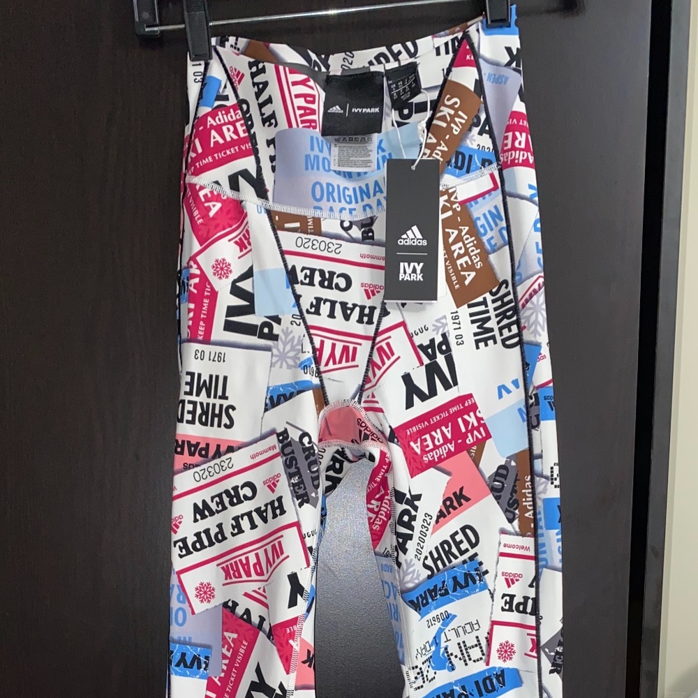 NWT Adidas ivy Park Ski Tag Leggings